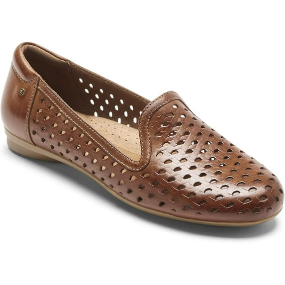 Cobb Hill Maiika Woven Slip On Women's Tan Flats 8.5N