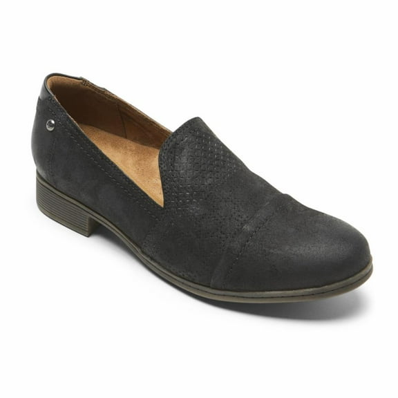 Cobb Hill Women's Crosbie Slipon Black Loafer 6M