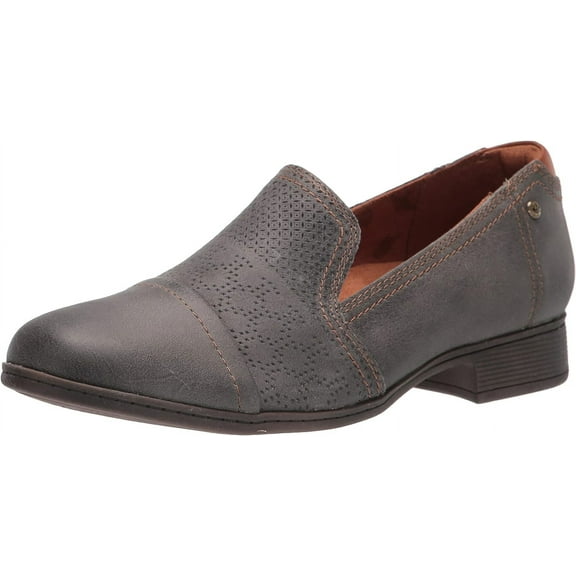 Cobb Hill Women's Crosbie Slipon Olive Loafer 6M