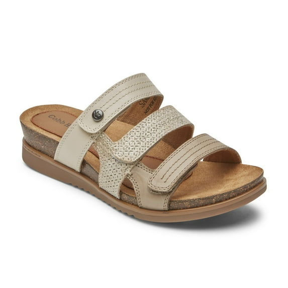 Cobb Hill Women's May Slide Sandal Dove - ML05614-KTA28 (CI8189)