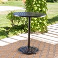 thumbnail image 1 of Cobb Outdoor Cast Aluminum Bar Table, Shiny Copper Finish, 1 of 9