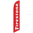 thumbnail image 1 of Cobb Promo Firestone Red Advertising Feather Flag 12ft - Replacement Flag Only Without Poleset, 1 of 1