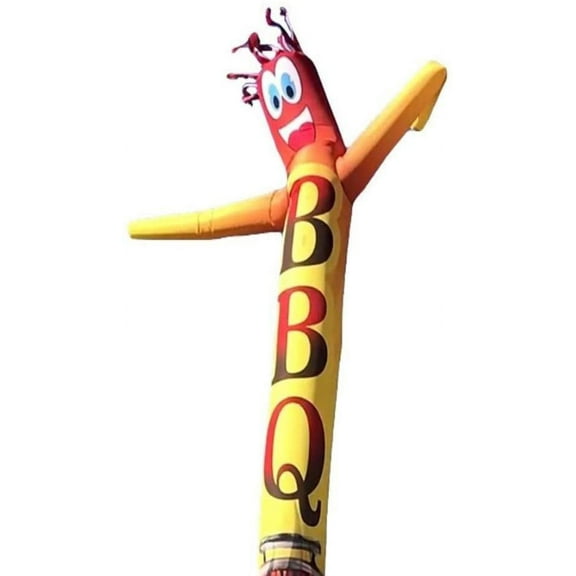 Cobb Promo Inflatable Tube Man Guy Puppet Dancer 18ft - BBQ Yellow/Red - Dancer Body only, Without air Blower