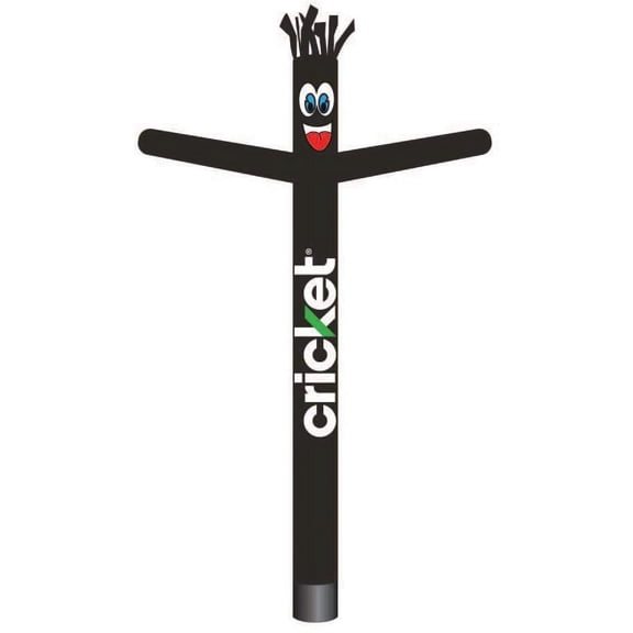 Cobb Promo Inflatable Tube Man Guy Puppet Dancer 18ft - Cricket Black - Body only, Without air Blower