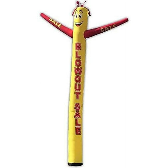 Cobb Promo Inflatable Tube Man Guy Puppet Waving Dancer 18ft - Blowout Sale Yellow - Body only, Without air Blower