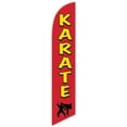 thumbnail image 1 of Cobb Promo Karate Blue Advertising Feather Flag 12ft - Replacement Flag Only Without Poleset, 1 of 1