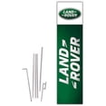 thumbnail image 1 of Cobb Promo Land Rover Green Rectangle Boomer Flag with Complete 15ft Pole kit and Ground Spike, 1 of 1