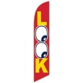 thumbnail image 1 of Cobb Promo Look Red Advertising Feather Flag 12ft - Replacement Flag Only Without Poleset, 1 of 1
