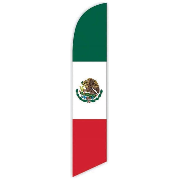 Cobb Promo Mexican Flag Advertising Feather Flag 12ft - Replacement Flag Only Without Poleset