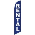 thumbnail image 1 of Cobb Promo Rental Blue Advertising Feather Flag 12ft - Replacement Flag Only Without Poleset, 1 of 1