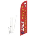 thumbnail image 1 of Cobb Promo Sale Phone Accessories Red Feather Flag with Complete 15ft Pole kit and Ground Spike, 1 of 2