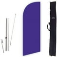 thumbnail image 1 of Cobb Promo Solid Violet 6ft Feather Flag with Complete 8ft Pole kit, Ground Spike and Carry Bag, 1 of 2
