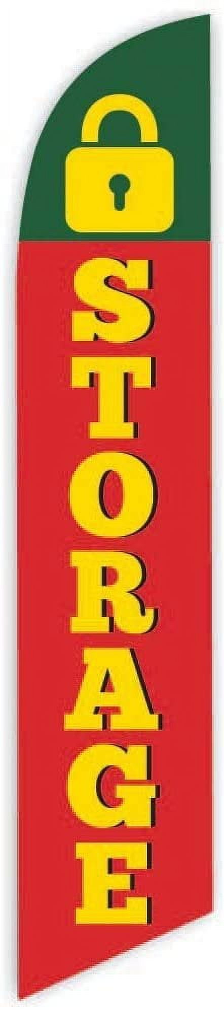 Cobb Promo Storage Mexican Theme Advertising Feather Flag 12ft - Replacement Flag Only Without Poleset