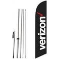 thumbnail image 1 of Cobb Promo Verizon Black Feather Flag with Complete 15ft Pole kit and Ground Spike, 1 of 5