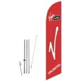 thumbnail image 1 of Cobb Promo Virgin Mobile Red Feather Flag with Complete 15ft Pole kit and Ground Spike, 1 of 2