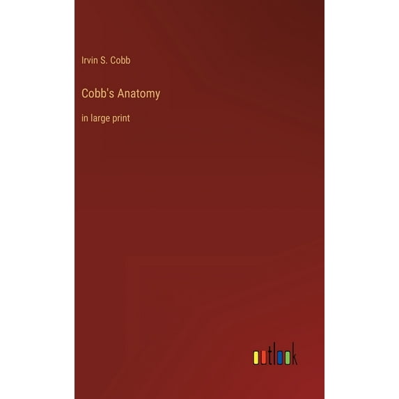 Cobb's Anatomy: in large print, (Hardcover)
