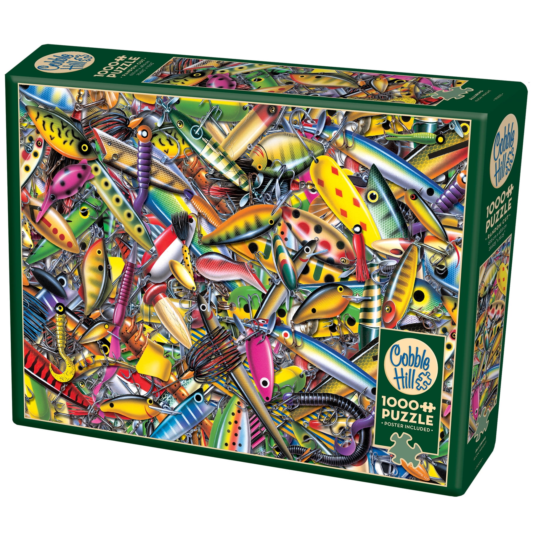 cobble hill fishing lures puzzle 1000 Autumn Dream Day Piece Jigsaw Puzzle Merchant Get ready to catch the big one with these Cobble Hill Fishing Lures Cobble Hill 1,000 piece puzzle