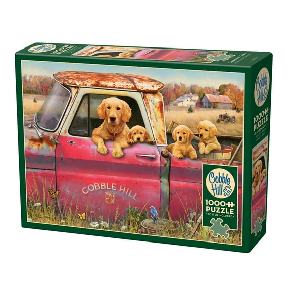 Cobble Hill 1000 Piece Puzzle: Cobble Hill Farm - Reference Poster Included, High Quality Jigsaw, Earth Friendly