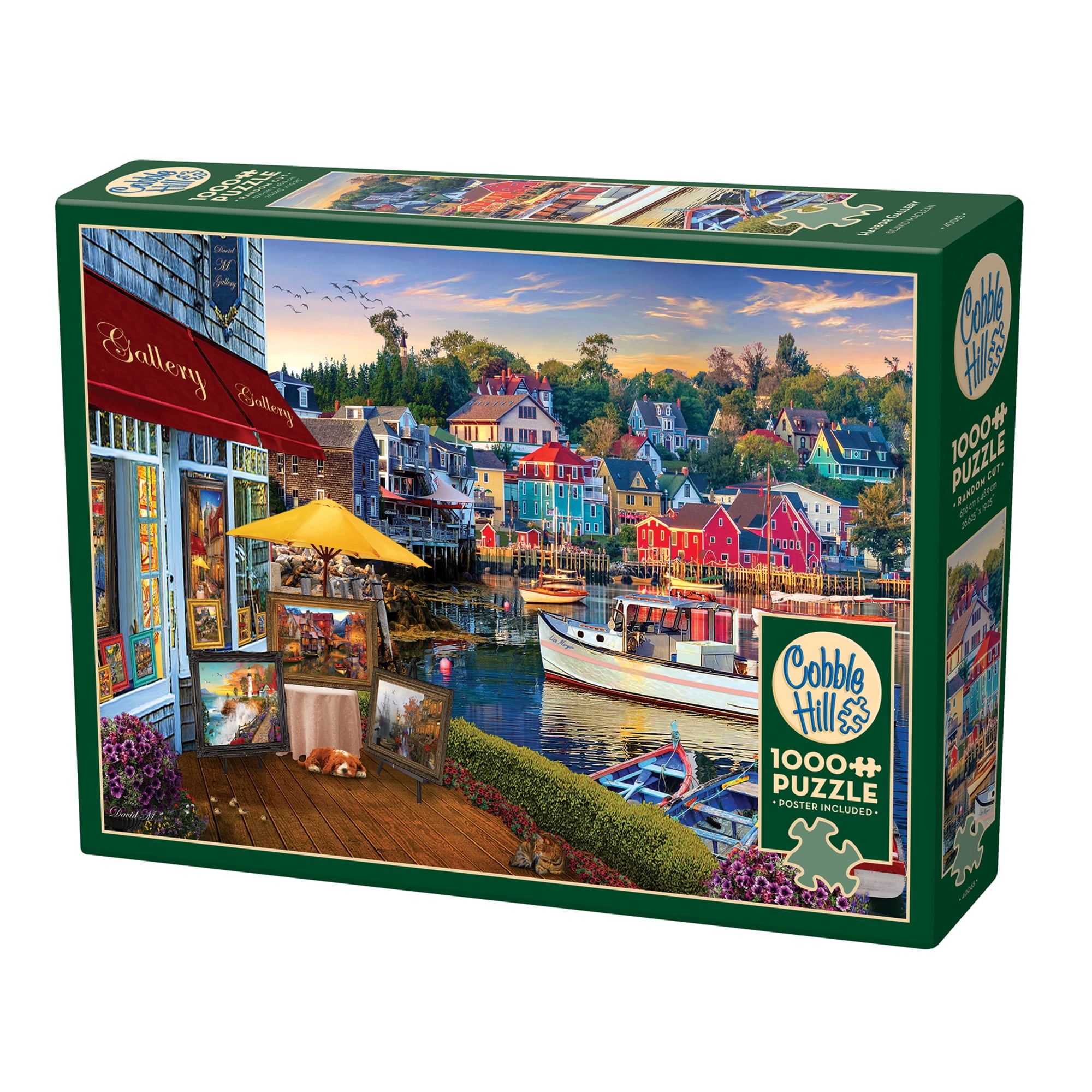 Cobble Hill 1000 Piece Puzzle: Harbor Gallery - Reference Poster ...