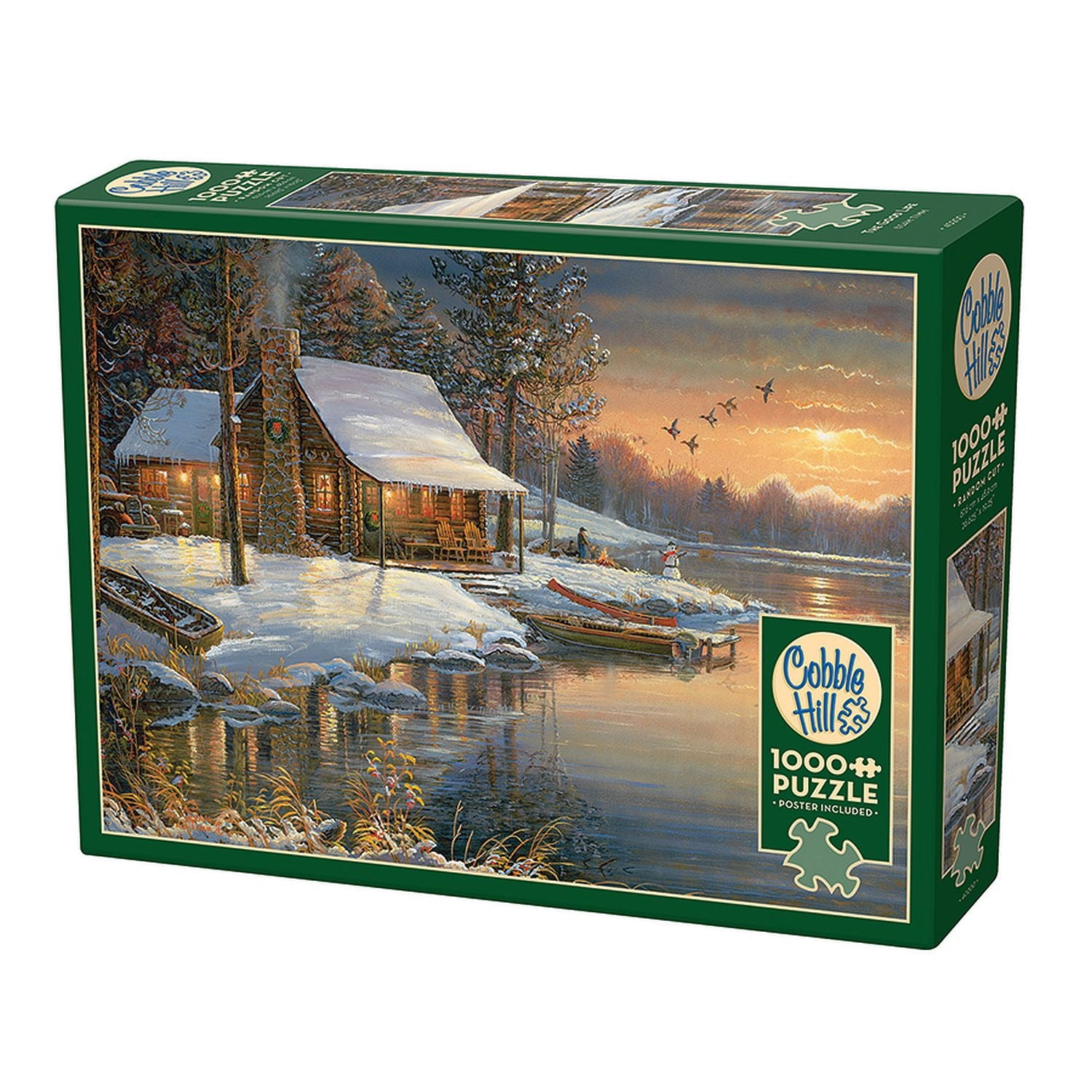 Cobble Hill 1000 Piece Puzzle - Cats Retreat, Includes Poster, Random Cut Pieces, Made In USA, 26.625x19.25 Inches - View #13
