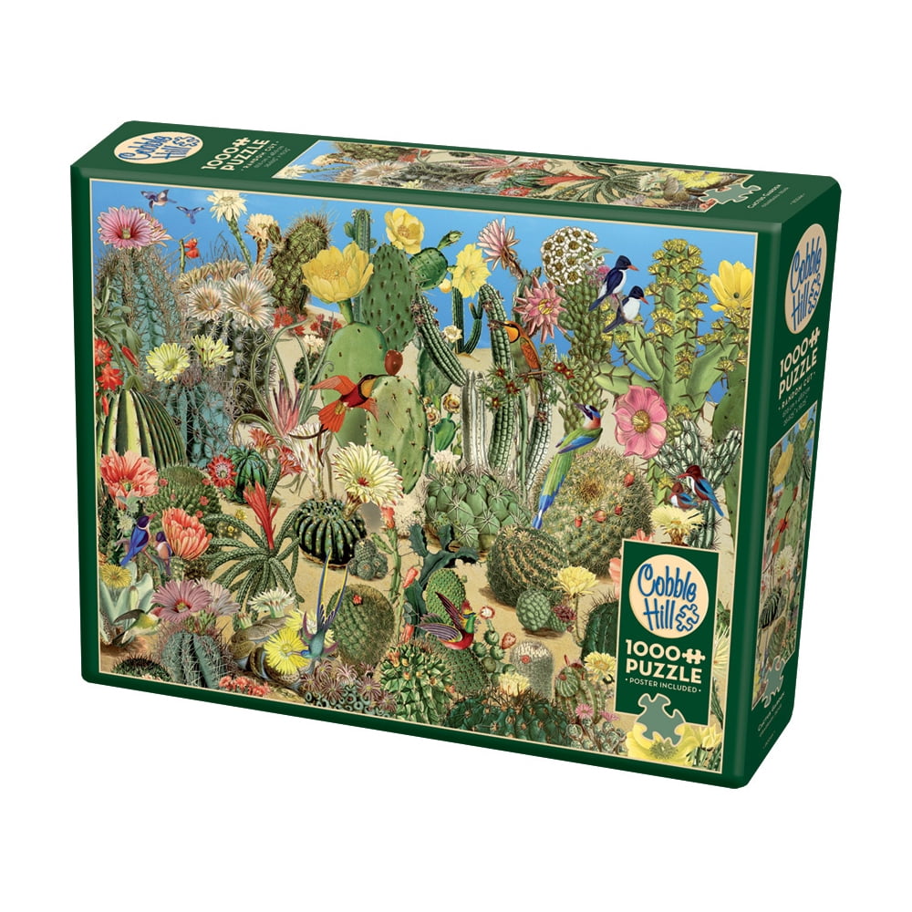 Cobble Hill Barbara Behr - Cactus Garden 1000 Pieces Jigsaw Puzzle