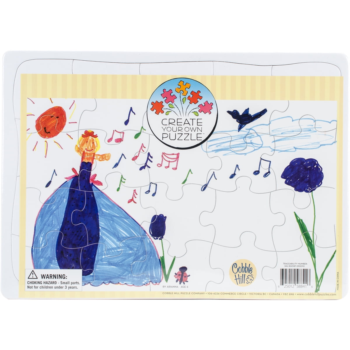 Cobble Hill Create Your Own Jigsaw Puzzle Cardboard Paper 20 pc