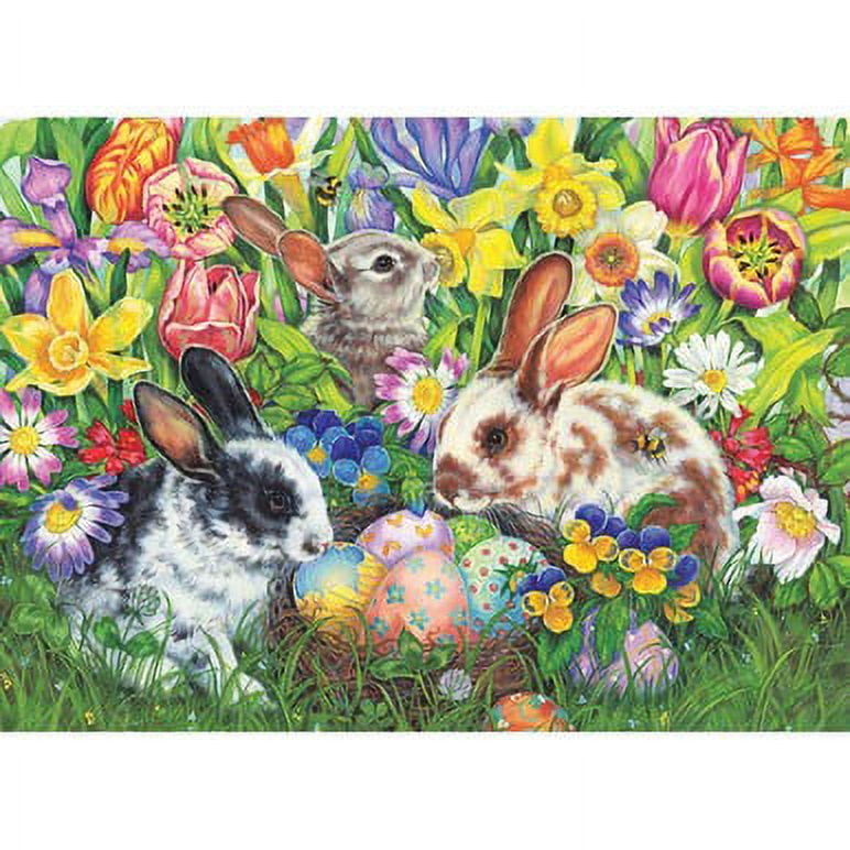 Cobble Hill Easter Bunnies Jigsaw Puzzle