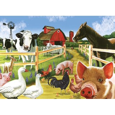 : Cobble Hill Family Piece's 350 Puzzle - Festive Friends...