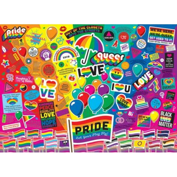 Cobble Hill PRIDE Jigsaw Puzzles, 1000 Piece, 80331