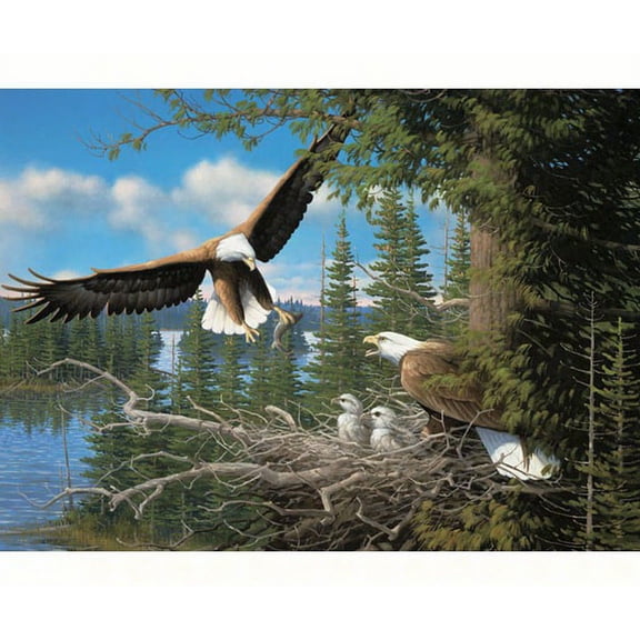 Cobble Hill Puzzle Company Ltd. Puzzle Nesting Eagles 1000 pc