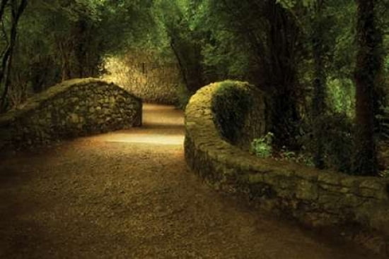 Cobble Stone Bridge Canvas Art - Dennis Frates (24 x 36)