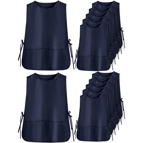 Cobbler Apron Heavy Duty Bib Aprons for Women Men, Unisex Waterproof aprons with Pockets for Cooking, Woodworking, Gardening