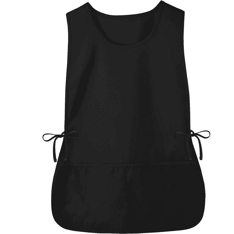 トップス PERVERZE 2-Pockets Top and Apron / Black Cobbler Apron Work Smock Apron 2 Front Pockets Dirt
