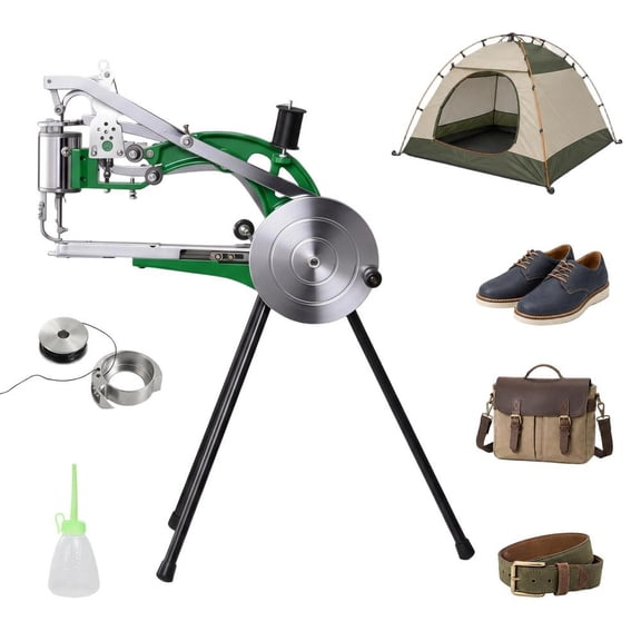Cobbler Sewing Machine, Portable Leather Stitching Equipment for Repairing Shoes, Clothes, Tents, Belts, and Upholstery Items
