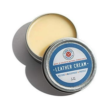 Cobbler's Choice All-Natural Leather Cream - Restores and Protects Smooth Leather - Made with Triple Filtered BeesWax - 2 OZ.