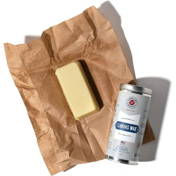 Cobbler's Choice Canvas Wax - Protects Textiles from Wind, Water, and the Elements!