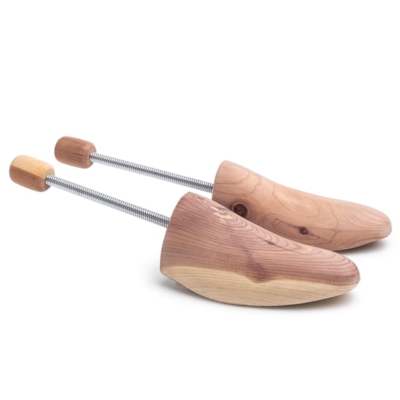 Cobbler’s Choice Cedar Travel Shoe Tree Small – All-Natural Aromatic Cedar, Lightweight Travel Design – Prevents Creasing, Absorbs Moisture, Eliminates Odor