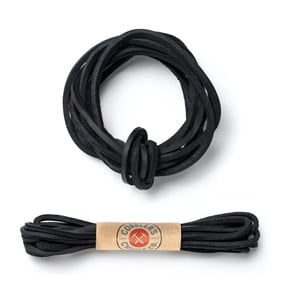 Cobbler's Choice Leather Boot Lace - 54 Inches - Black