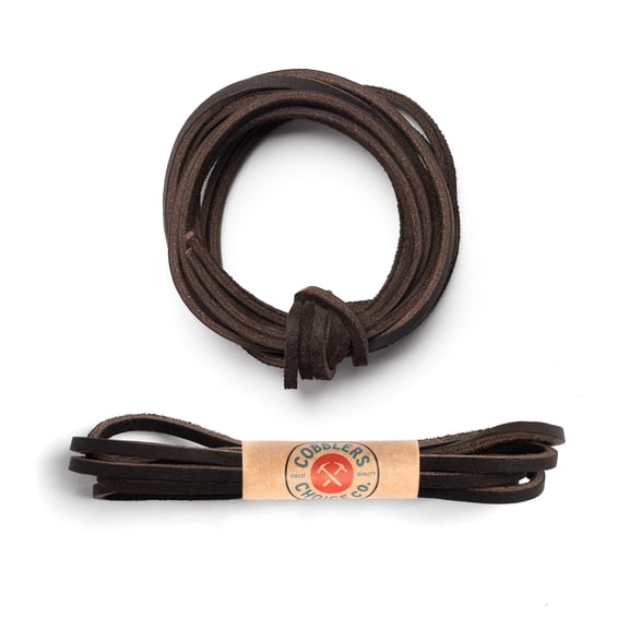 Cobbler's Choice Leather Boot Lace - 54 Inches - Chocolate