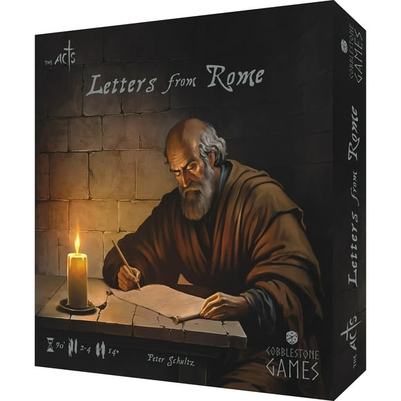 Cobblestone Games: The Acts: Letters from Rome - Expansion, Christian Themed Family Board Game, Set Collection, Ages 14+, 2-4 Players, 120 Min