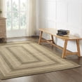 thumbnail image 1 of VHC Brands Cobblestone Rug with PVC Pad, Jute Blend, Rectangle, Tan Grey White, 60x96 inches, 1 of 4