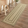 thumbnail image 1 of VHC Brands Cobblestone Rug Hall Runner with PVC Pad, Jute Blend, Rectangle, Tan Grey White, 22x72 inches, 1 of 4
