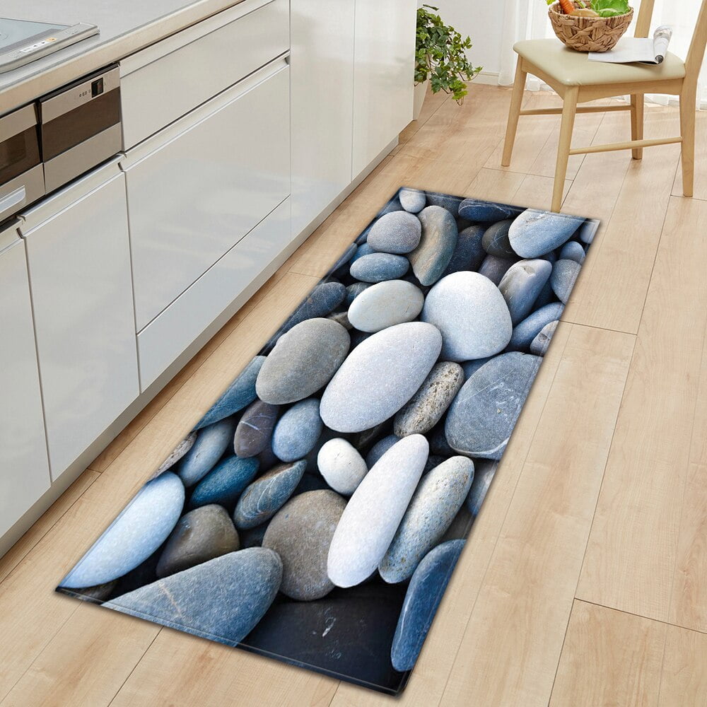 Cobblestone Pattern Kitchen Foot Mat Living Room Bedroom Decor Carpet