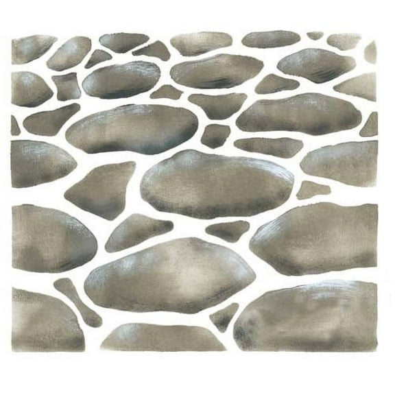 Cobblestone Wall Stencil SKU #2324 by Designer Stencils