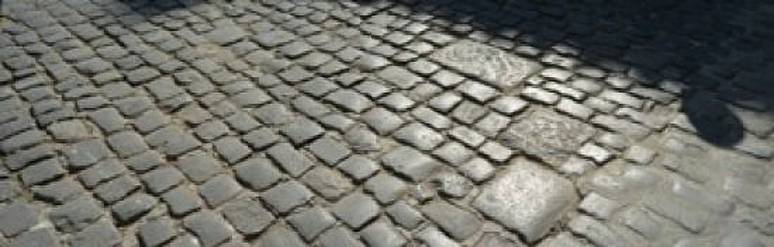 Cobblestones Plaza de la Catedral Havana Cuba Canvas Art - Panoramic Images (36 x 12)