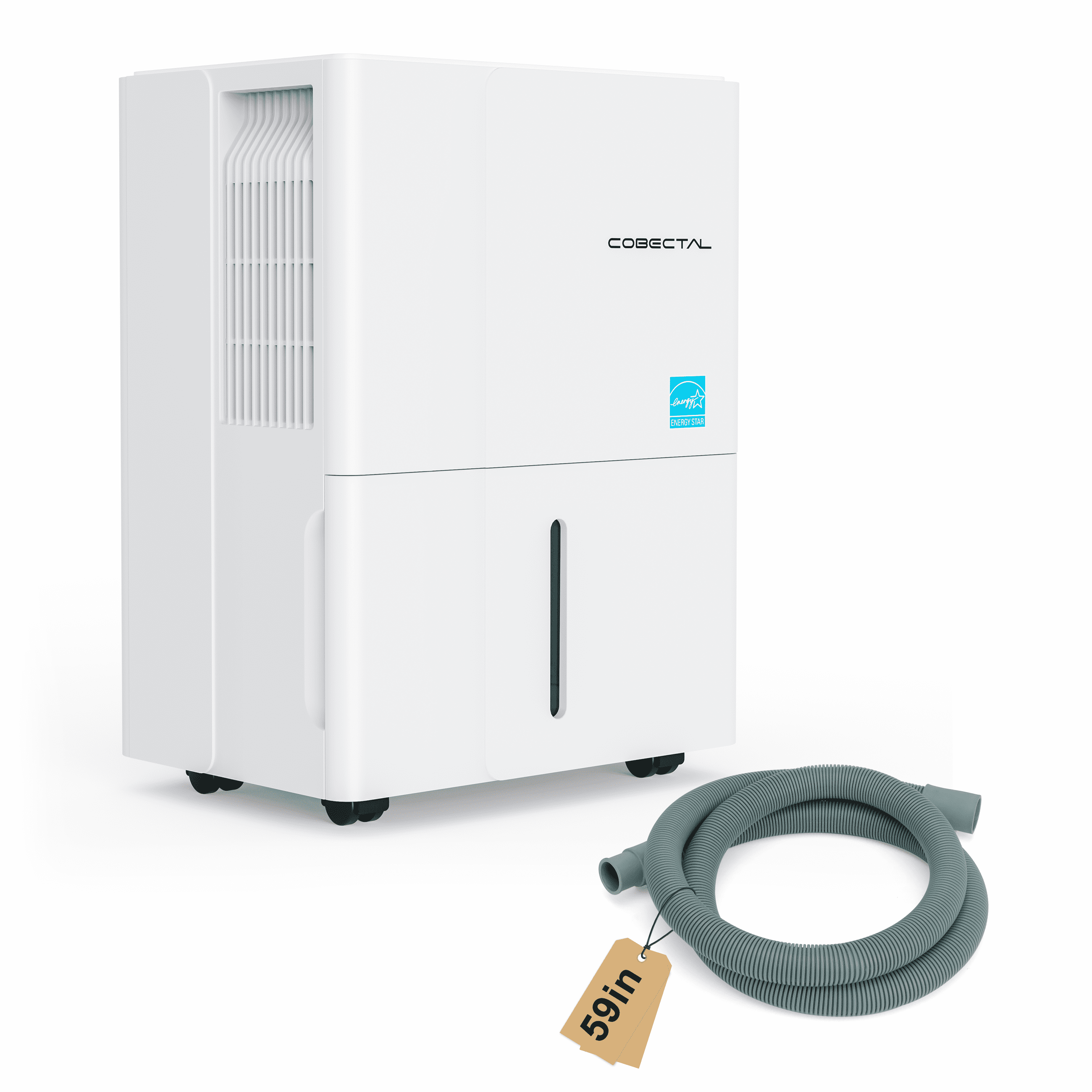 Cobectal 22 Pints Portable Dehumidifier for Basement and Home 1500 Sq. ft with 1.2gal Water Tank