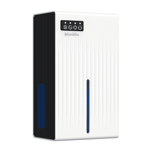 Cobectal Dehumidifier for Home, 900 Sq. Ft., Auto Shut-Off, 95 oz Water Tank, 7-Color LED Light, White