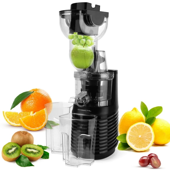 Cobectal Slow Masticating Juicer Machines, 300W Cold Press Juicer Machines with 1000ml Cup