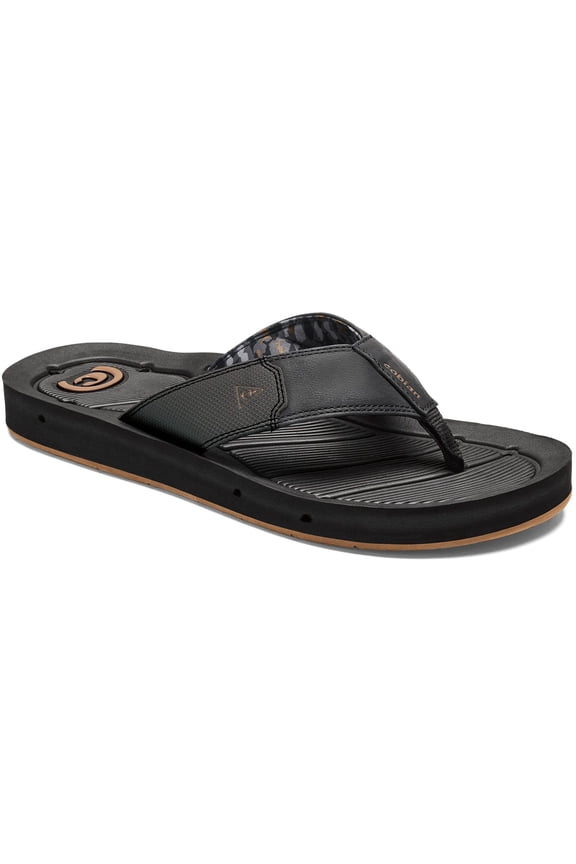 Adult Male Draino 3 Flip-Flop Sandals, Color: Midnight, Size: 08 (HBD23-415-08)