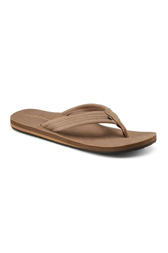 Adult Male Las Olas 2 Flip Flop Sandals, Color: Tan, Size: 12 (LAS18-230-12)
